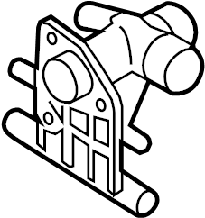 Engine Coolant Outlet Flange 06F-121-132-H - View 13