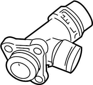 Engine Coolant Outlet Flange 06F-121-132-H - View 4