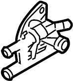 Engine Coolant Outlet Flange 06F-121-132-H - View 17