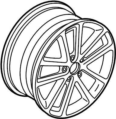 Wheel, Alloy 1K0-601-025-BE-16Z - View 9