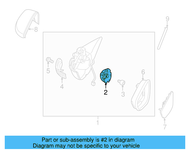Adjust Motor 3D0-959-578-B - View 48