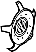 Center Cap 1C0-601-149-N-MBL - View 6