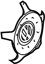 Center Cap 1C0-601-149-N-MBL - View 5