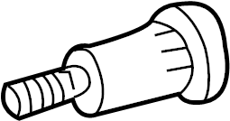 Glove Box Hinge Pin 3B0-857-169 - View 2