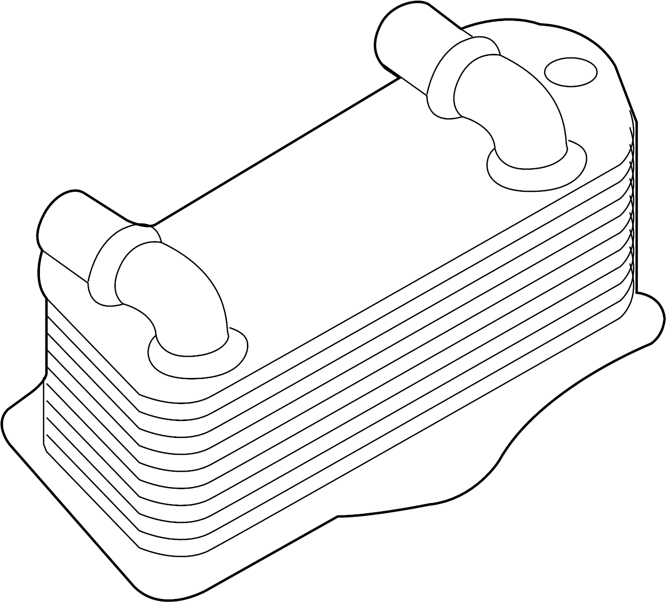 Oil Cooler 02E-409-061-D - View 4