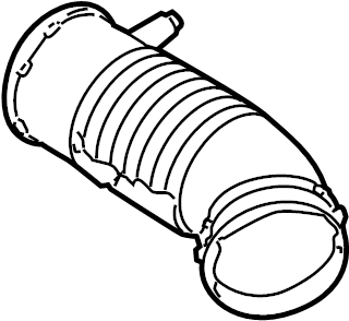Engine Air Intake Hose 1K0-129-684-P - View 3