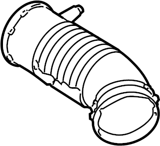 Engine Air Intake Hose 1K0-129-684-P - View 4