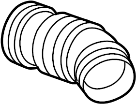 Engine Air Intake Hose 1K0-129-684-P - View 2