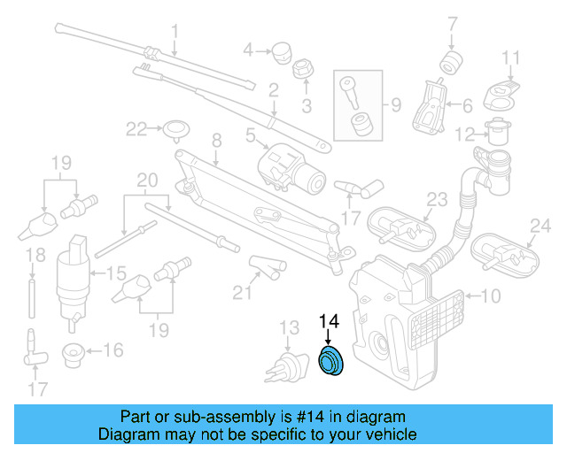 Level Sensor Seal 7M0-919-382 - View 60