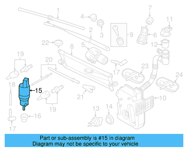 Washer Pump 1K5-955-651 - View 48