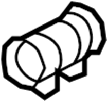 Rear Muffler Clamp 1K0-253-141-P - View 9