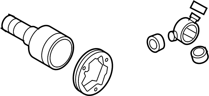 Inner Joint Assembly 3C0-498-103-G - View 8