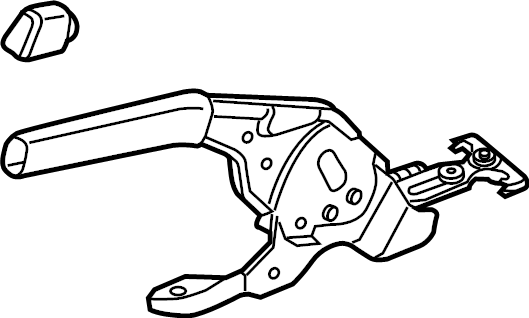 Parking Brake Control 561-711-303-AF-MNZ - View 2