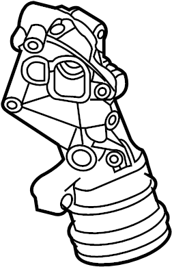 Engine Oil Filter Adapter 07K-115-397-D - View 2
