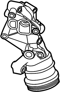 Engine Oil Filter Adapter 07K-115-397-D - View 3