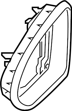 Door Mirror Trim Ring 17A-857-601-9B9 - View 2