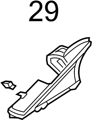 Upper Center Pillar Trim Clip 4B0-867-276-A - View 66