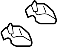 Upper Center Pillar Trim Clip 4B0-867-276-A - View 61