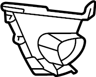 Bumper Cover Support Rail 3CM-807-883