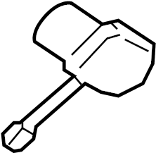 Rear Molding Retainer 191-853-586-C - View 9