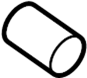 Rear Molding Retainer 191-853-586-C - View 7