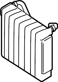 A/C Evaporator Core 561-820-103-A - View 2