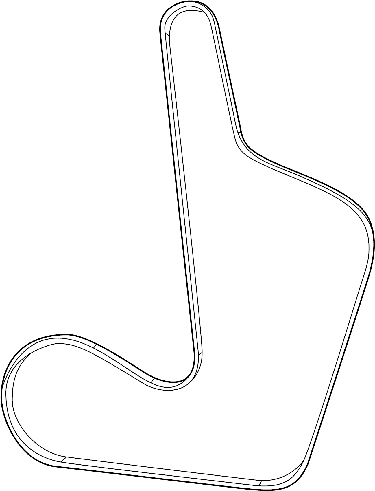 Serpentine Belt 7B0-903-137-B