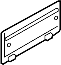License Bracket 1KM-827-211-B - View 2