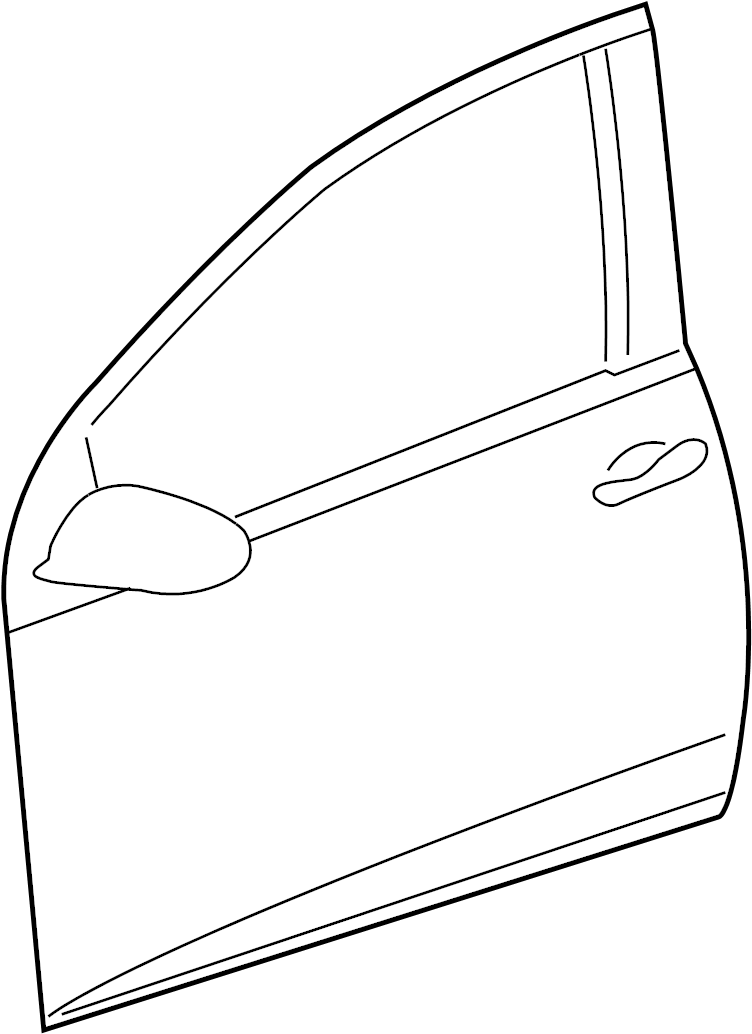 Door Shell 5K3-831-055-K - View 3