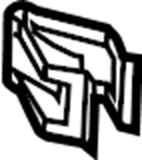 Cluster Bezel Retainer Clip 6N0-867-190-A - View 3