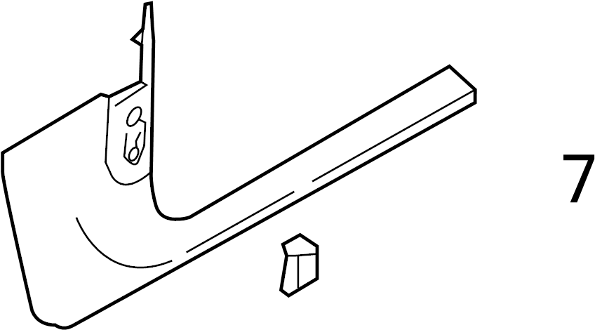 Upper Center Pillar Trim Clip 8L4-867-276 - View 6