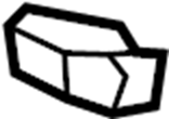 Upper Center Pillar Trim Clip 8L4-867-276 - View 4
