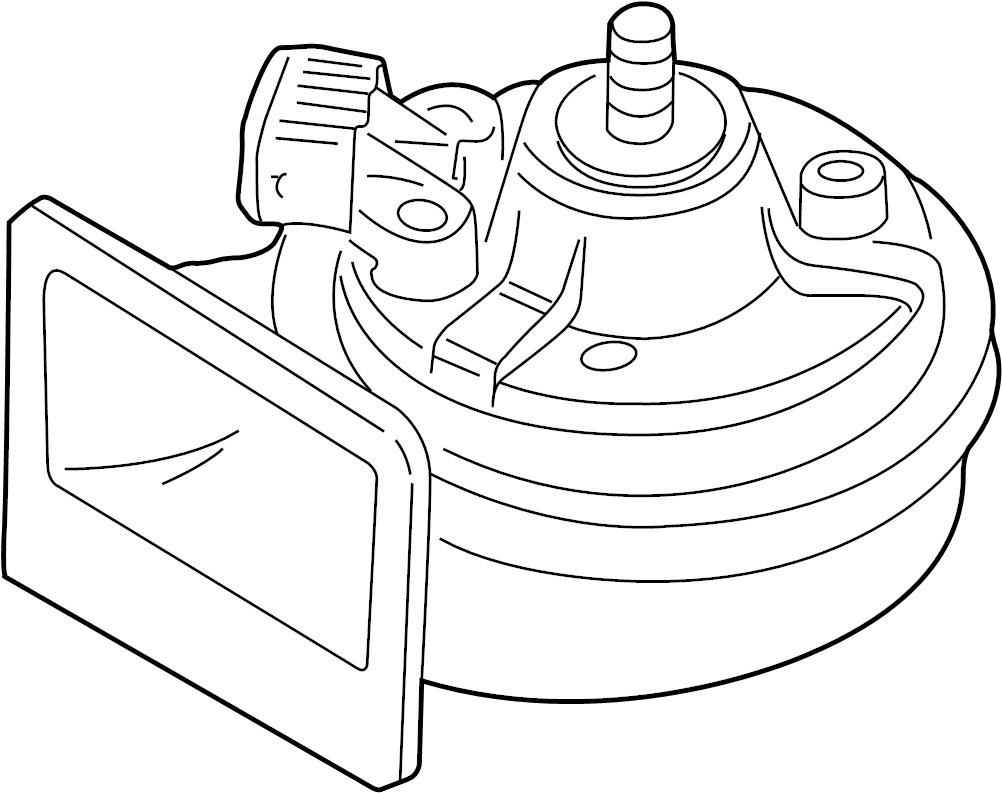 Low Note Horn 8W0-951-221 - View 2