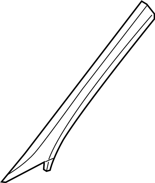 Windshield Pillar Trim 5NN-867-234-A-82V - View 2