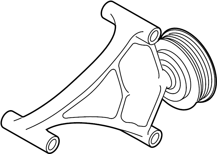 Accessory Drive Belt Idler Assembly 06J-145-172 - View 4