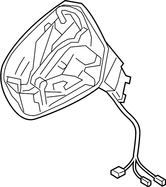 Mirror Housing 3G8-857-508-FQ-9B9 - View 3