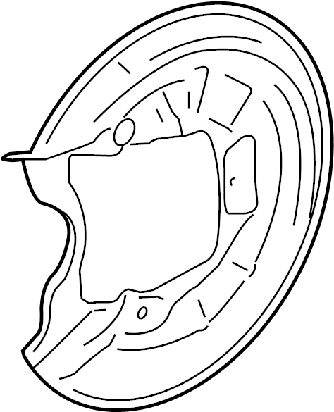 Splash Shield 1K0-615-611-P - View 12