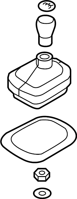 Shift Knob 1K0-711-113-CD-UZC - View 6