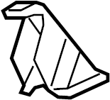 Seat Latch Cover 8P0-886-197-4PK - View 2