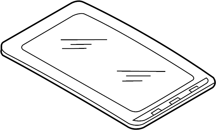 Sunroof Glass 1K6-877-071 - View 3