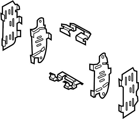 Brake Pads Tension Spring 5WA-698-157-A