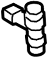 Engine Air Intake Hose Adapter 5N0-906-391 - View 13