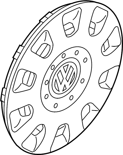 Wheel Cover 1T0-601-147-RGZ - View 2