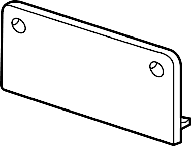 License Bracket 561-807-287-H-9B9