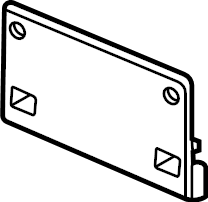 License Bracket 561-807-287-H-9B9 - View 2