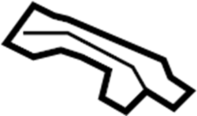 Console Body Rear Bracket 1C0-864-139-B - View 14