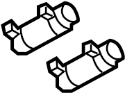 Front Muffler Clamp 357-253-141-A - View 30