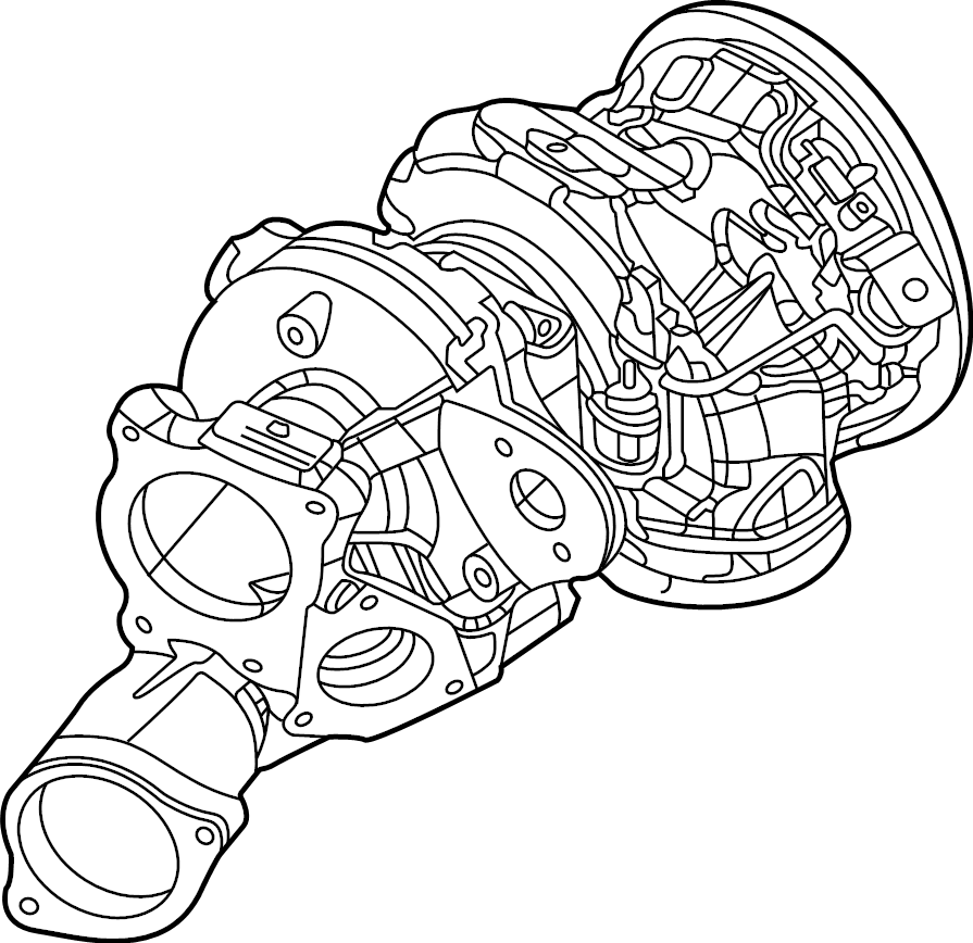 Turbocharger 05E-145-702-A - View 3