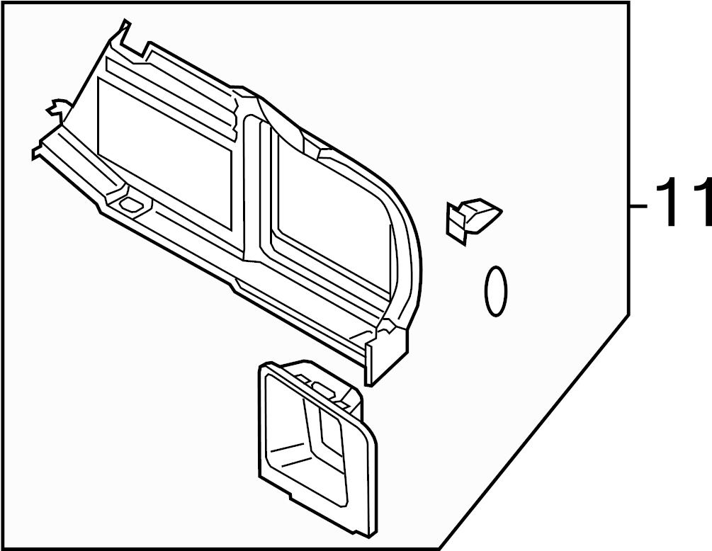 Windshield Pillar Trim Clip 4A0-867-276 - View 38
