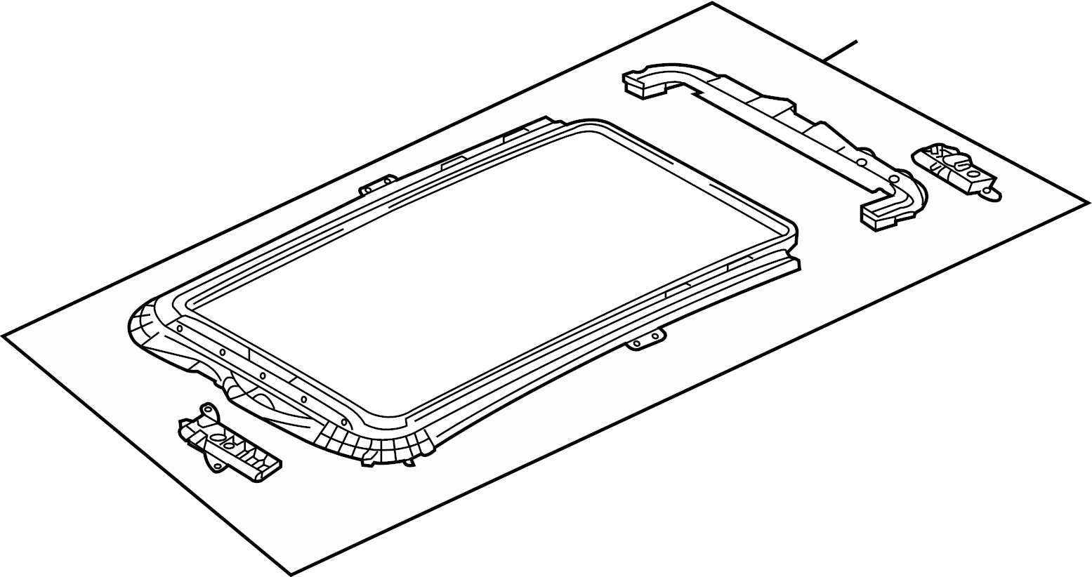 Sunroof Frame 1K9-877-049-A - View 7